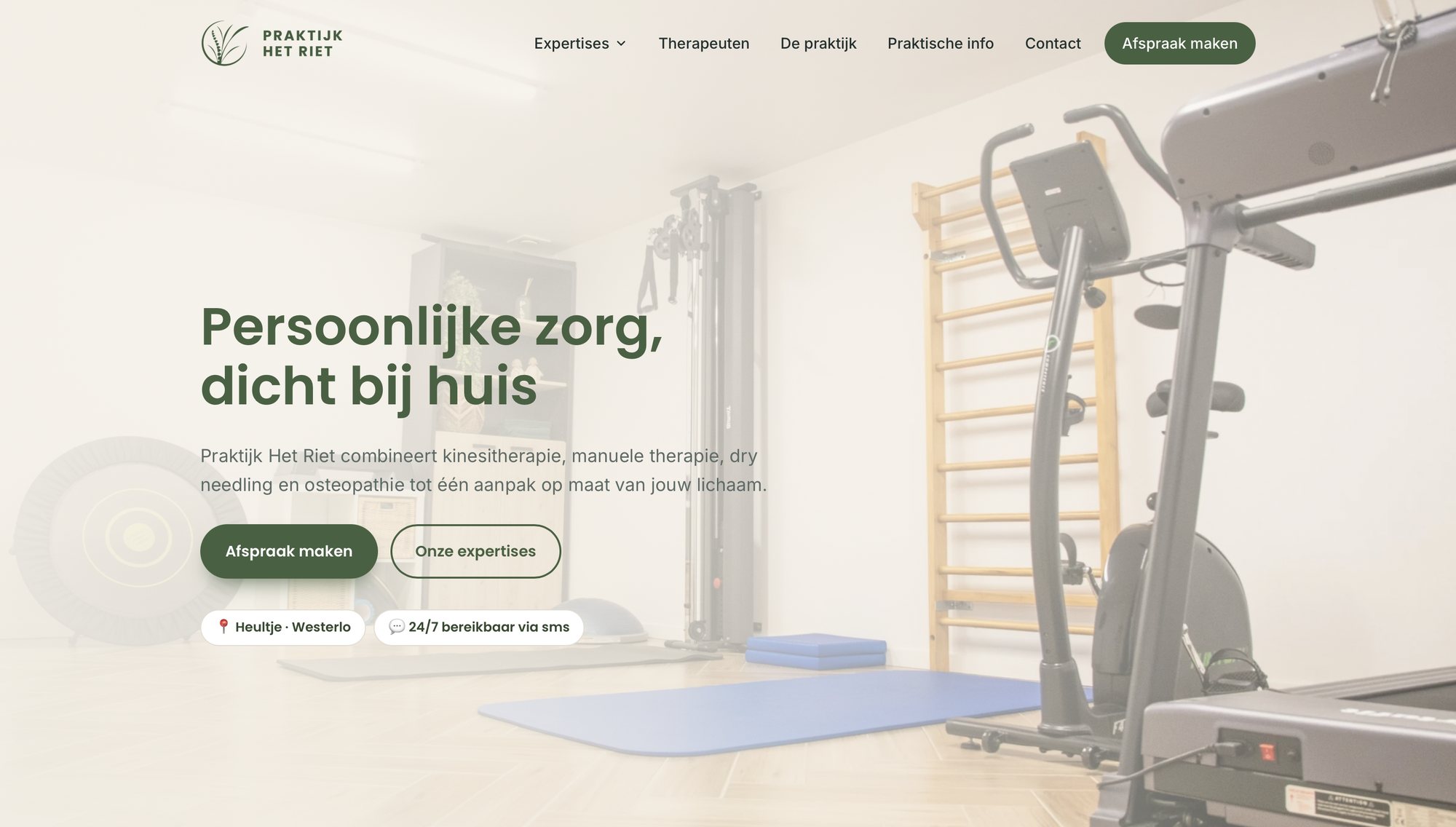 De nieuwe website